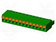 Pluggable terminal block; 5.08mm; straight; plug; female; UL94V-0 AMPHENOL ANYTEK