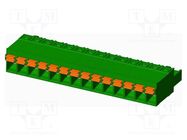 Pluggable terminal block; 5.08mm; straight; plug; female; UL94V-0 AMPHENOL ANYTEK