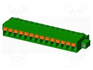 Pluggable terminal block; 5.08mm; straight; plug; female; UL94V-0 AMPHENOL ANYTEK