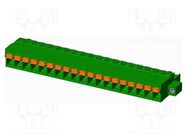 Pluggable terminal block; 5mm; straight; plug; female; for cable AMPHENOL ANYTEK