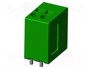 Connector: PCB terminal block; terminal; NJ; 10A; PIN: 2; on PCBs AMPHENOL ANYTEK