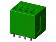 Connector: PCB terminal block; terminal; NJ; PIN: 4; on PCBs; 1x4 AMPHENOL ANYTEK