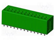 PCB terminal block; on PCBs; THT,spring clamp; terminal; tinned AMPHENOL ANYTEK