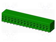 PCB terminal block; on PCBs; THT,spring clamp; terminal; tinned AMPHENOL ANYTEK