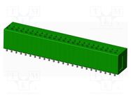 PCB terminal block; on PCBs; THT,spring clamp; terminal; tinned AMPHENOL ANYTEK