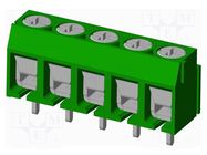 PCB terminal block; on PCBs; THT,screw terminal; terminal; T3 AMPHENOL ANYTEK