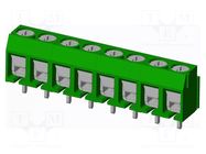 Connector: PCB terminal block; terminal; T3; 8A; PIN: 8; angled AMPHENOL ANYTEK