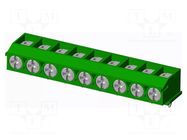 Connector: PCB terminal block; terminal; T3; 8A; PIN: 9; straight AMPHENOL ANYTEK