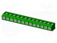 PCB terminal block; straight; 5mm; on PCBs; THT,screw terminal AMPHENOL ANYTEK