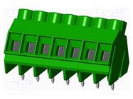 PCB terminal block; on PCBs; THT,screw terminal; 0.75÷1.5mm2 AMPHENOL ANYTEK