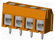 PCB terminal block; on PCBs; THT,screw terminal; terminal; TC AMPHENOL ANYTEK