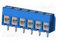 PCB terminal block; on PCBs; THT,screw terminal; terminal; TC AMPHENOL ANYTEK