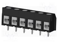 PCB terminal block; on PCBs; THT,screw terminal; terminal; TC AMPHENOL ANYTEK