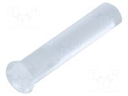 Fiber for LED; Ø1.3mm; L: 4.8mm; round; Front: flat; straight; PLPC1 BIVAR