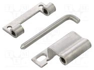Hinge; stainless steel; Pin material: stainless steel RST ROZTOCZE