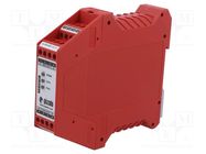 Module: safety relay; 24VAC; 24VDC; for DIN rail mounting; CS PIZZATO ELETTRICA