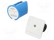 Sensor: laser; plaster embedded,in mounting box; 9÷27VDC; IP40 F&F