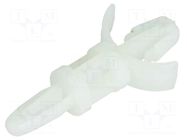 PCB distance; polyamide; L: 29.9mm; snap fastener; natural ESSENTRA