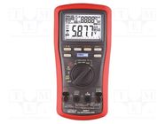 Meter: insulation resistance; LCD; Sampling: 5x/s; True RMS AC BRYMEN