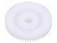 Spur gear; whell width: 6mm; Ø: 43.4mm; Number of teeth: 60 IGUS