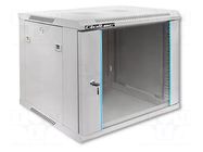 Enclosure: rack cabinet; Standard: 19"; 9U; grey; Y: 600mm; X: 600mm QOLTEC