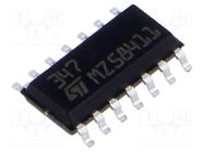 IC: operational amplifier; 4MHz; 8÷36V; Ch: 4; SO14; tube STMicroelectronics