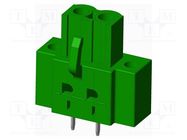 Pluggable terminal block; 5mm; straight; socket; female; on PCBs AMPHENOL ANYTEK