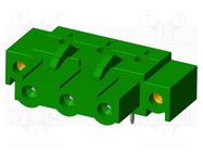 Pluggable terminal block; 7.62mm; angled 90°; socket; female AMPHENOL ANYTEK