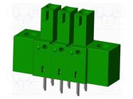 Pluggable terminal block; 3.81mm; straight; socket; female; THT AMPHENOL ANYTEK