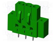 Pluggable terminal block; 5.08mm; straight; socket; female; THT AMPHENOL ANYTEK