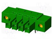 Pluggable terminal block; 3.81mm; angled 90°; socket; female AMPHENOL ANYTEK