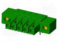 Pluggable terminal block; 3.5mm; angled 90°; socket; female; THT AMPHENOL ANYTEK