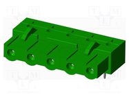 Pluggable terminal block; 7.5mm; angled 90°; socket; female; THT AMPHENOL ANYTEK