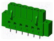 Pluggable terminal block; 5.08mm; straight; socket; female; THT AMPHENOL ANYTEK