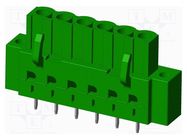 Pluggable terminal block; 5mm; straight; socket; female; on PCBs AMPHENOL ANYTEK