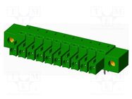 Pluggable terminal block; 3.5mm; angled 90°; socket; female; THT AMPHENOL ANYTEK