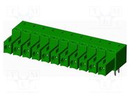 Pluggable terminal block; 3.5mm; angled 90°; socket; female; THT AMPHENOL ANYTEK