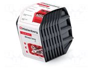 Container: cuvette; black; long; 160x98x70mm; 8pcs; KBILS16; BINEER KISTENBERG