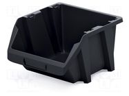 Container: cuvette; black; 238x272x160mm; KBIS28; short; BINEER KISTENBERG