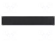 Masking panel; Size: 2U QOLTEC