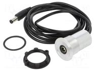 Transition: adapter cable; for panel mounting,rear side nut ONPOW