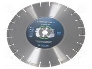 Cutting diamond wheel; Ø: 350mm; Øhole: 25.4mm; Laser Beton 10 NOZAR DIAMANTWERKZEUGE