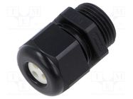 Cable gland; multi-hole; PG11; IP65; polyamide; black; Holes no: 3 HUMMEL