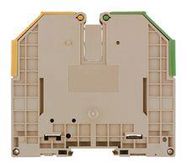 DIN RAIL TERMINAL BLOCK, 2POS, 2AWG