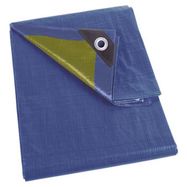 Tarpaulin - Blue/Khaki - Strong - 3 x 4 m