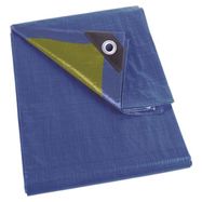 Tarpaulin - Blue/Khaki - Strong - 12 x 15 m