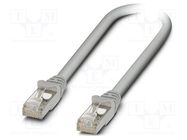 Patch cord; S/UTP; 5; stranded; Cu; LSZH; grey; 0.3m; 26AWG; Cores: 4 PHOENIX CONTACT