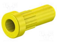 Accessories: case; Overall len: 15.5mm; yellow; Ømount.hole: 4.9mm STÄUBLI