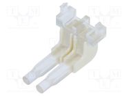 Fiber for LED; Ø2.8mm; No.of mod: 2; Front: flat; H: 10mm BIVAR