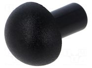 Stopper; polyamide; black; Entrelec; Ø: 7mm; Size: 16; L: 14mm TE Connectivity